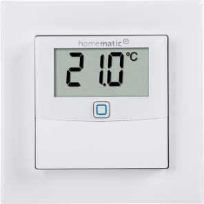 Homematic IP Temperatur- und Luftfeuchtigkeitssensor mit Display – innen